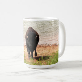 Bisons am Wasser Kaffeetasse