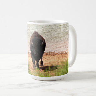Bisons am Wasser Kaffeetasse
