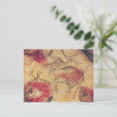 Bisons, aus den Höhlen von Altamira, um 15000 v. C Postkarte (Stehend Vorderseite)
