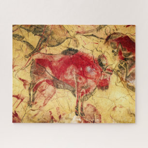 Bisons in Altamira (Spanien) Künstler unbekannt Puzzle