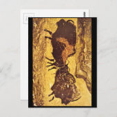 Bisons', Lascaux, Dordogne_Art der Antike Postkarte (Vorne/Hinten)