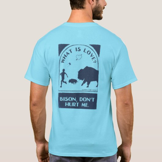 Bisons tun mir nichts T-Shirt (Rückseite)