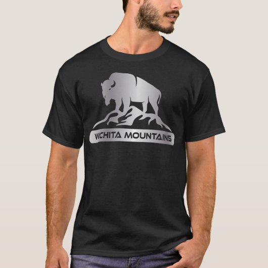 Bisons Wichita Mountains T-Shirt (Vorderseite)