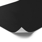 "Bisou" Kuss in französischer Schwarz-Weiß-Print Poster (Ecke)