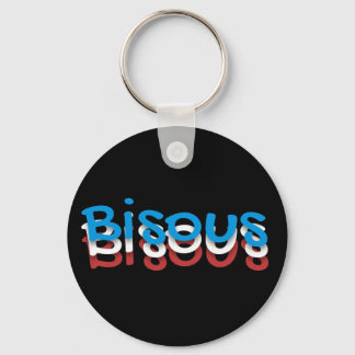 Bisous (Küsse) Schlüsselanhänger