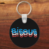 Bisous (Küsse) Schlüsselanhänger (Vorderseite)