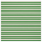 Bisque and Dark Green Linred Pattern Stoff (Muster)