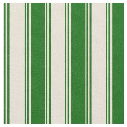 Bisque and Dark Green Pattern Stoff (Nahaufnahme)