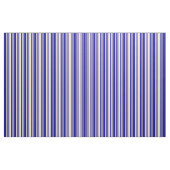 Bisque & Dark Blue Muster der Streifen Stoff (Fat Quarter (45,7 x 55,9 cm))