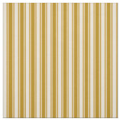 Bisque & Dark Goldenrod Streifen Muster Stoff (Muster)