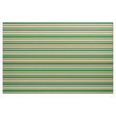 Bisque, Dark Khaki, Dim Gray & Dark Green Lines Stoff (Fat Quarter (45,7 x 55,9 cm))