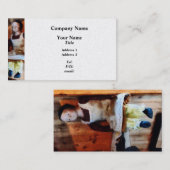 Bisque Doll zum Verkauf - Platin Visitenkarte (Vorne/Hinten)