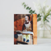 Bisque Doll zum Verkauf Postkarte (Stehend Vorderseite)