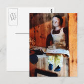 Bisque Doll zum Verkauf Postkarte (Vorne/Hinten)