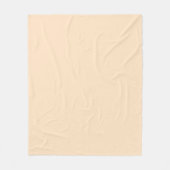 Bisque (feste Farbe) Fleecedecke (Vorderseite)