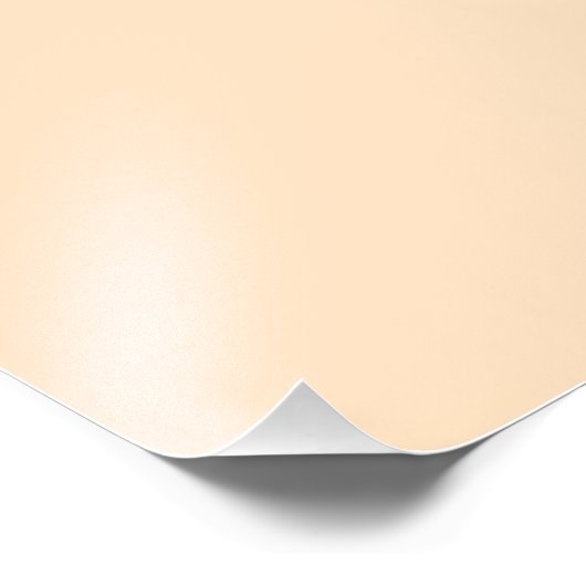 Bisque (feste Farbe) Fotodruck (Ecke)