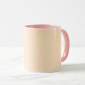 Bisque (feste Farbe) Tasse (VorderseiteRechts)