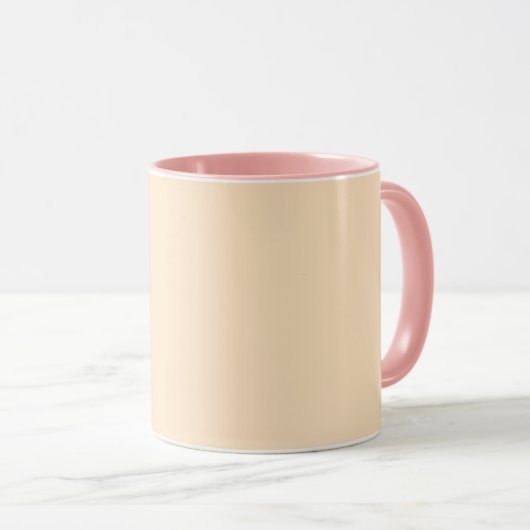 Bisque (feste Farbe) Tasse (VorderseiteRechts)