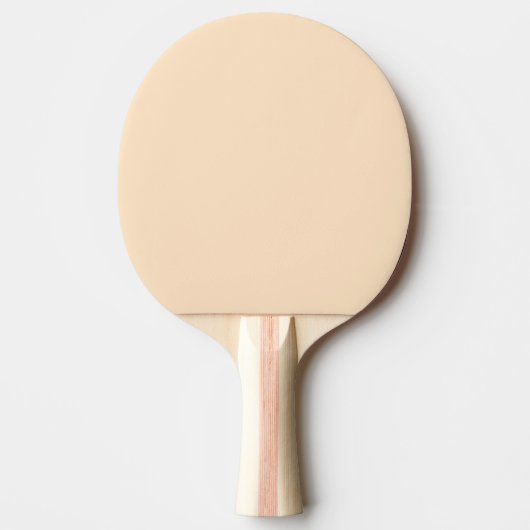 Bisque (feste Farbe) Tischtennis Schläger (Vorderseite)