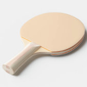 Bisque (feste Farbe) Tischtennis Schläger (Vorderseite)