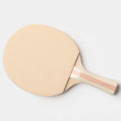 Bisque (feste Farbe) Tischtennis Schläger (Seitenansicht)