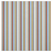 Bisque, Grau, Khaki, Red & Light Sky Blue Lines Stoff (Muster)