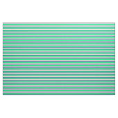 Bisque, Green und Dark Blue Lines Stoff (Yard (91,4 cm))