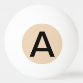 Bisque Solid Color Tischtennisball (Rückseite)