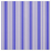 Bisque und Blaue Streifen Stoff (Muster)