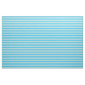 Bisque und Deep Sky Blue Stripes Stoff (Yard (91,4 cm))