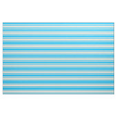 Bisque und Deep Sky Blue Stripes Stoff (Fat Quarter (45,7 x 55,9 cm))