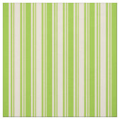 Bisque und grüne Streifenmuster Stoff (Muster)