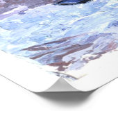 Bisquine Segelboot Poster (Ecke)