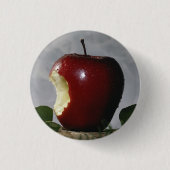 Biss aus Apfel! Button (Vorderseite)