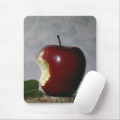 Biss aus Apfel! Mousepad (Mit Mouse)