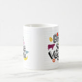 Biss-Größen-vegane Tassen-neues Logo Kaffeetasse (Mittel)