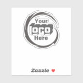 Biss Logo Sleek Berufliche Wasserflasche Aufkleber (Blatt)