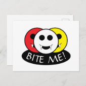 Biss mich! Vampire Postkarte (Vorne/Hinten)