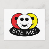 Biss mich! Vampire Postkarte (Vorderseite)