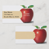 Biss von Apple Visitenkarte (Vorne/Hinten)