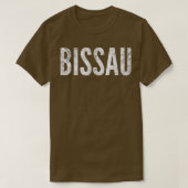 Bissau, GuineaBissau Distressed Graphic  T-Shirt (Design vorne)