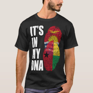 Bissau-Guineische und Kiribatische DNA-Erbe-Flagge T-Shirt