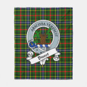 Bisset Muster Clan Abzeichen Tartan Kariert Fleecedecke (Vorderseite)
