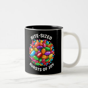 Bissgroße Freudentraufe Zweifarbige Tasse