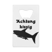 Bissig Geldbeutel Flaschenöffner (Rückseite)