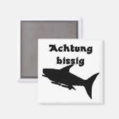 Bissig Magnet (Vorderseite/Rückseite)