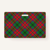 Bissiger Clan MacCulloch Tartan Ausweis (Rückseite)