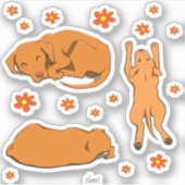 Bisslas stilisierte Zeichnungen Aufkleber (Vorderseite)