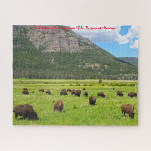 Bisson Montana - Weihnachtsgrüße Puzzle