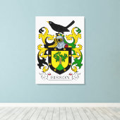 Bisson-Wappen Leinwanddruck (Insitu (Holzboden))